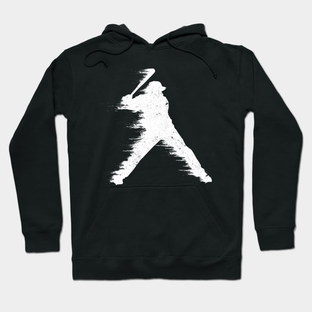 Baseball Batter Illustration Hoodie by Foxxy Merch